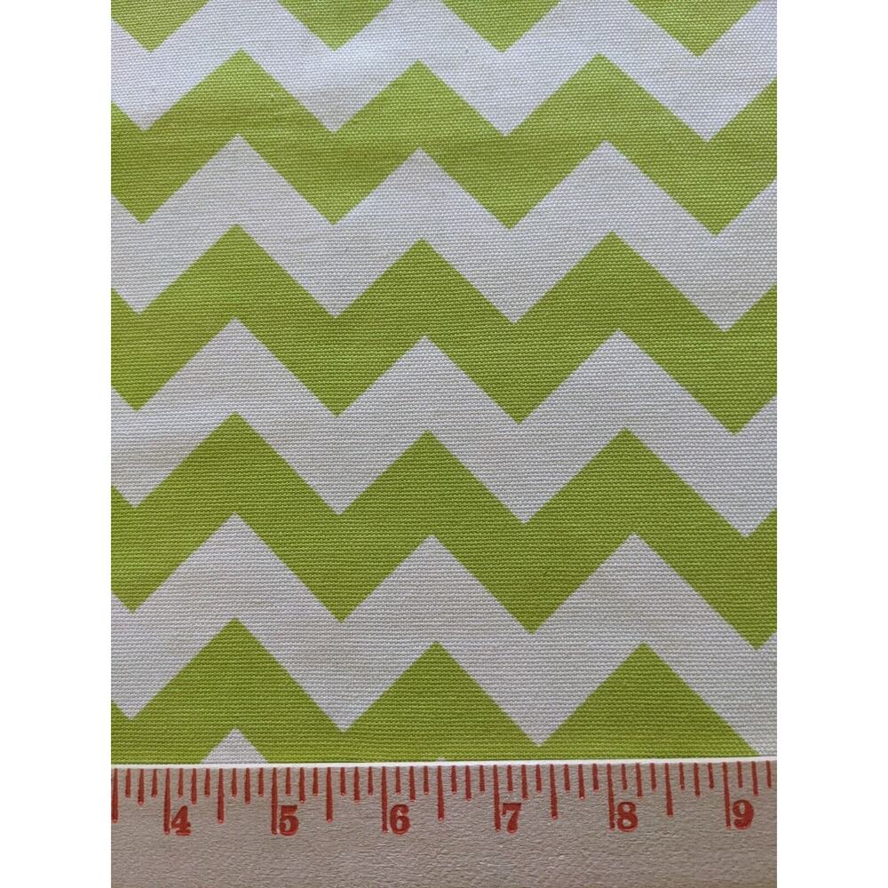 36x57" (1 Yard) Green Chevron Duck Fabric New Riley Blake Diy Sew Sewing Craft